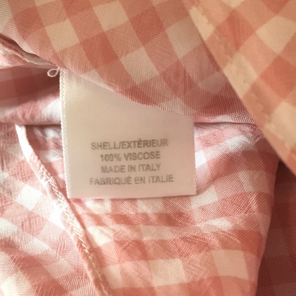 ALTUZARRA vintage pink gingham top. - Picture 5 of 8